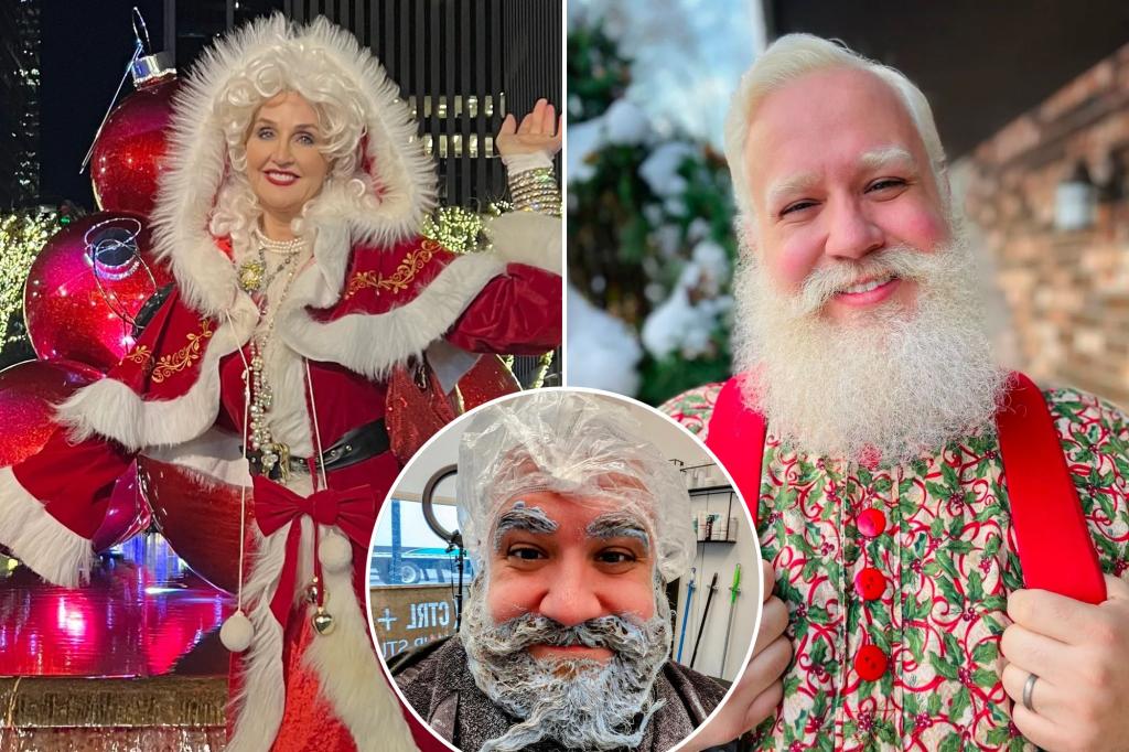 Santa, Mrs. Claus performers detail drastic transformations