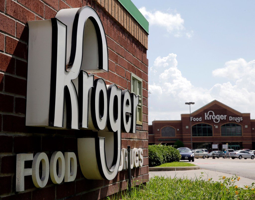 This June 17, 2014, file photography, shows a Kroger store in Houston.