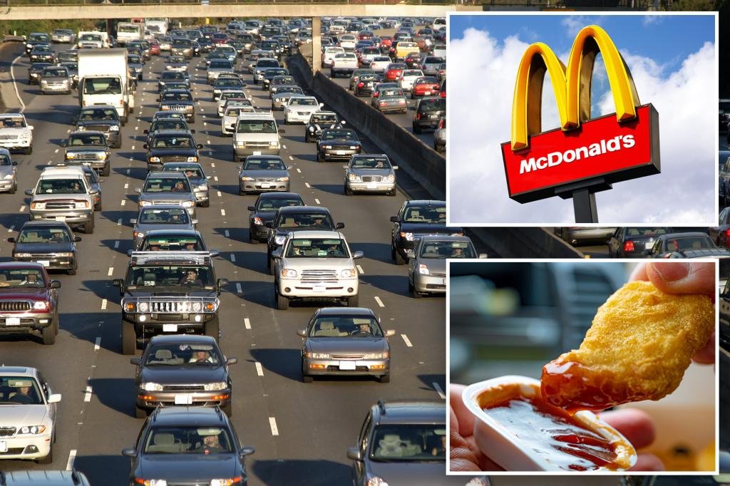 Traffic delays direct more people in fast food: study